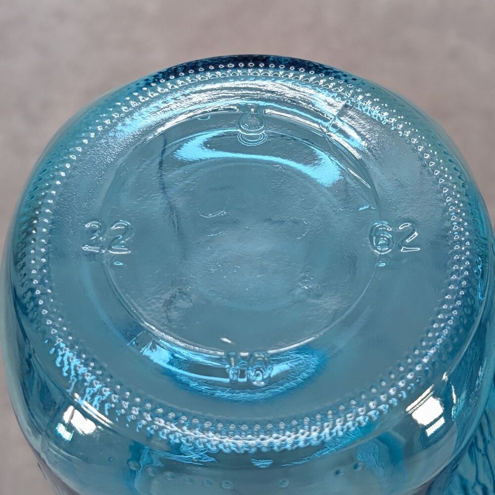 Ball Heritage Collection Blue Glass Quart Mason Jars 32 oz Wide Mouth Pair - Picture 3 of 4
